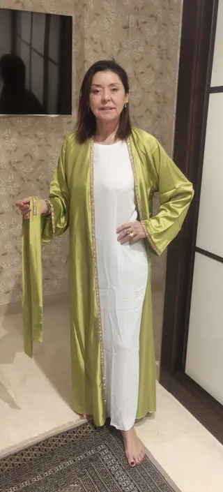 Vestido Árabe Dubai 3 Piezas Talla L