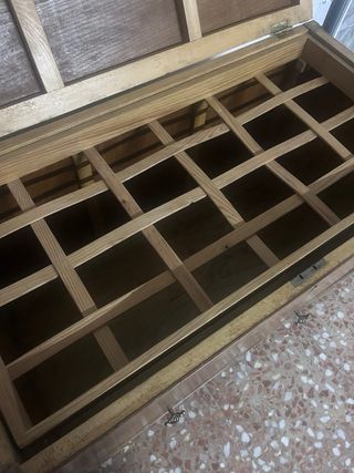 Baúl de madera restaurado