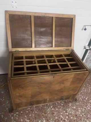 Baúl de madera restaurado