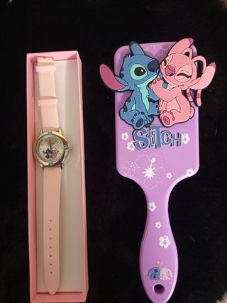 Spazzola Disney Stitch e Angel