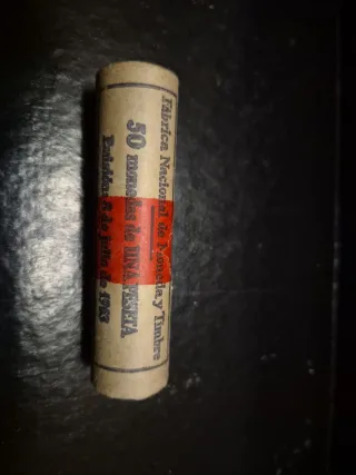 Cartucho 50 Monedas 1 Peseta 1963
