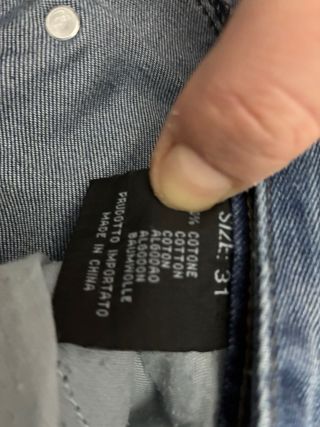 Pantalón DVespii Hombre Azul Talla 31 (Nuevo)