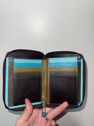 Cartera de cuero DJDJ