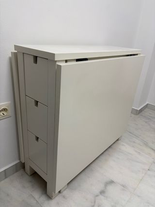 Mesa plegable Ikea NORDEN blanca