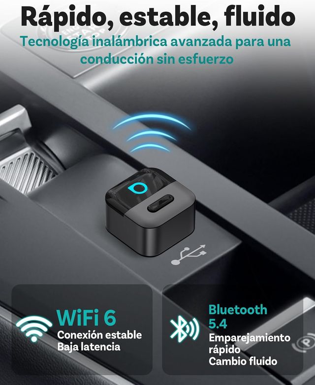 Ottocast Mini Pico Adattatore CarPlay Wireless