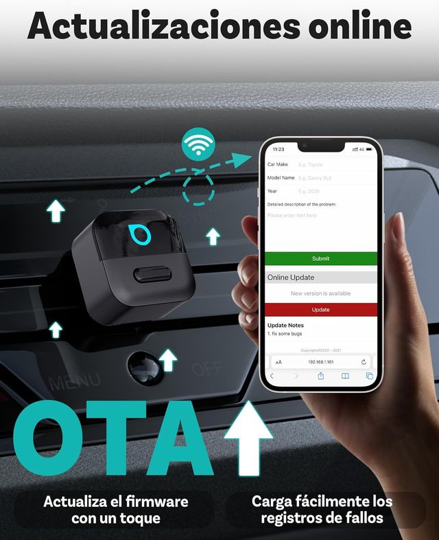 Ottocast Mini Pico Adattatore CarPlay Wireless