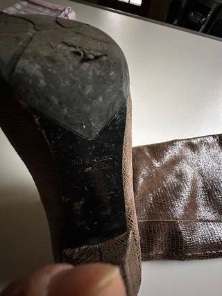 Stivali donna vero cuoio marrone 37