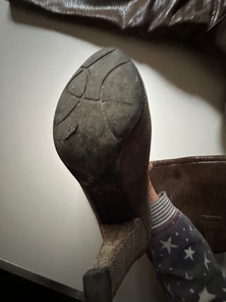 Stivali donna vero cuoio marrone 37