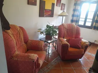 2 Sillones Butacas Orejones Naranja y Amarillo