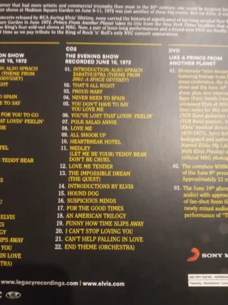 Elvis Presley Prince From Another Planet 2 CDs DVD