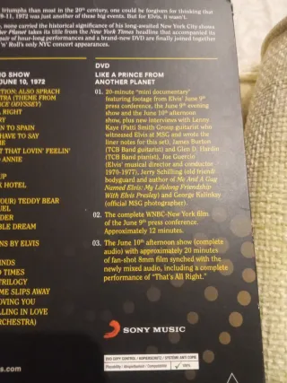 Elvis Presley Prince From Another Planet 2 CDs DVD