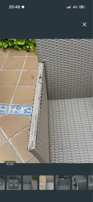 2 Sillones de Jardín Ratán