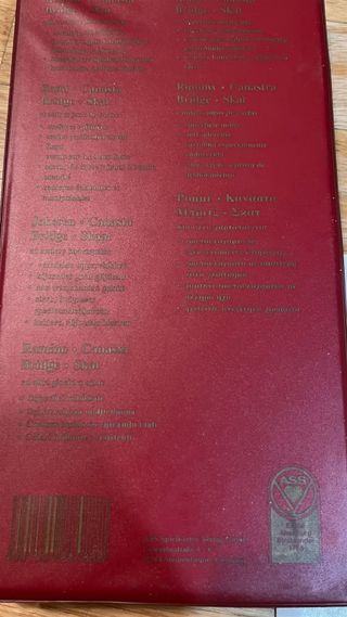 Estuche 3 barajas cartas marca ASS Altenburger.