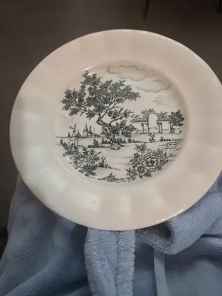 Plato llano Pontesa porcelana diseño paisaje