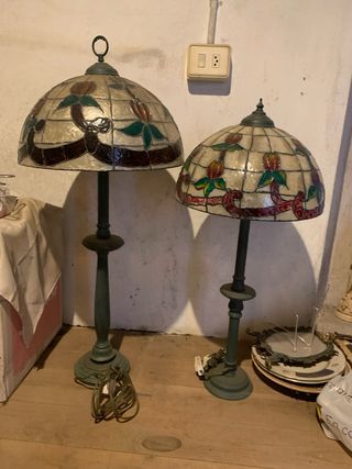 Lámparas tipo Tiffany de plástico