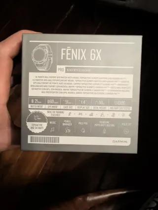 Garmin Fenix 6X Pro Negro