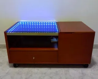 Mesa baja con almacenaje