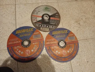 3 Discos Corte Metal IBERFLEX SUPREM 230x1,9x22,2