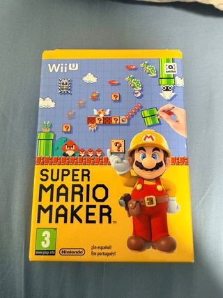 Caja de Super Mario Maker Wii U