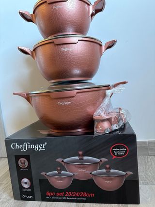 Set Casseruole Cheffinger effetto pitonato