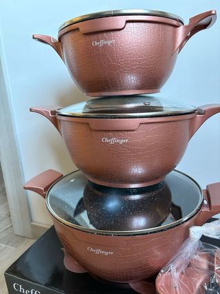 Set Casseruole Cheffinger effetto pitonato