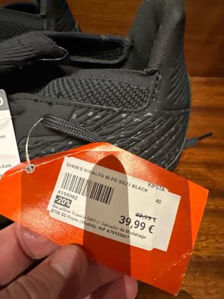 Botas de fútbol Decathlon Talla 40