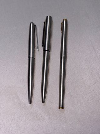 3 Penne Parker inglesi non testate