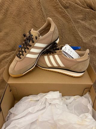 Zapatillas Adidas SL 72 OG Beige Blancas