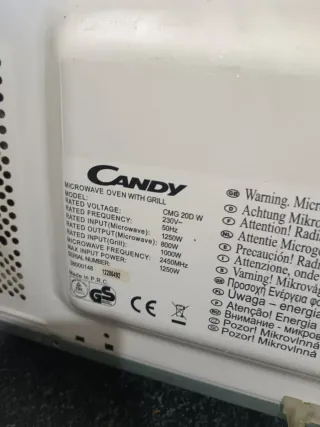 Microonda Candy Blanco