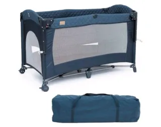 Cuna de viaje plegable con funda