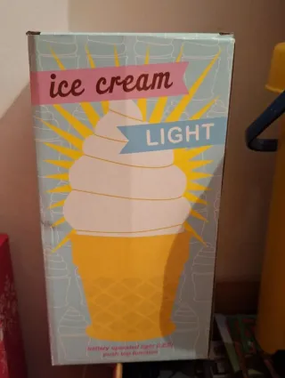 Lámpara Helado Azul