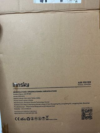 Freidora de aire Innsky