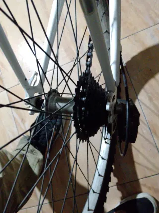 Bicicleta Rockrider Blanca como nueva Por no usar