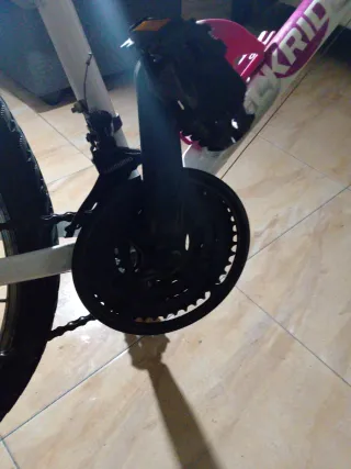 Bicicleta Rockrider Blanca como nueva Por no usar