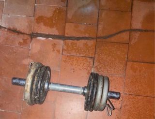 Mancuernas ajustables buen estado