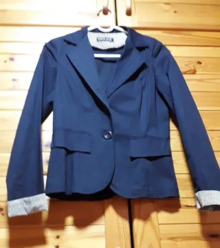 Chaqueta azul marino talla S