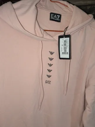 Vestido Sudadera Emporio Armani Rosa Talla L