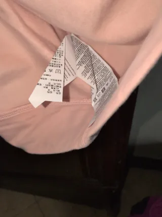 Vestido Sudadera Emporio Armani Rosa Talla L