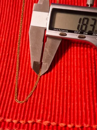 Cadena Oro MACIZA18k 45cm