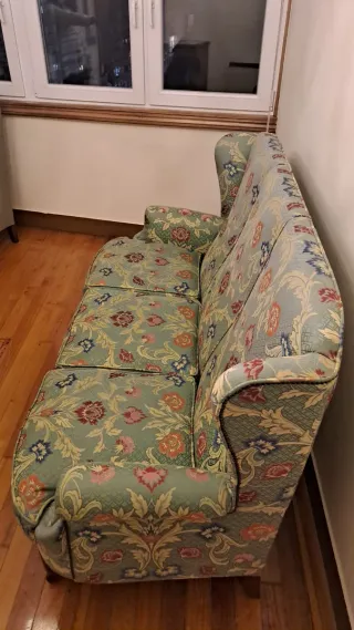 Sofá antiguo 3 plazas estilo vintage