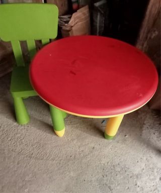Mesa y Silla Infantil