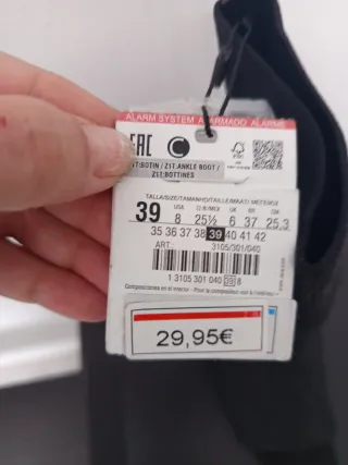 Botas Zara Peep Toe Tacón Negro