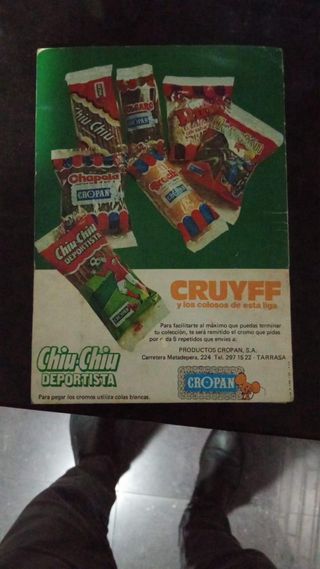 Álbum Cromos Cruyff y los Colosos Liga