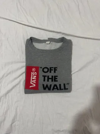 Felpa Vans Off The Wall Grigia M