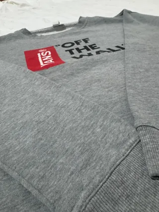Felpa Vans Off The Wall Grigia M