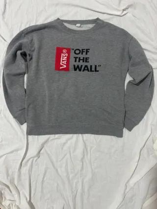 Felpa Vans Off The Wall Grigia M