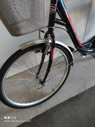 Bicicleta de paseo con cesta