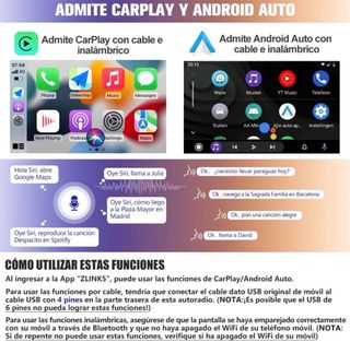 Pantalla Android 13 2GB+64GB CarPlay