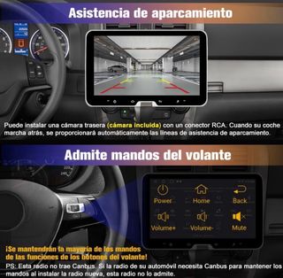 Pantalla Android 13 2GB+64GB CarPlay