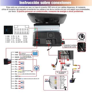 Pantalla Android 13 2GB+64GB CarPlay